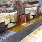 Brunnen Cortenstahl