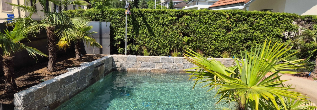 BIO.design Pool Strandpool mit Wellnesscharakter