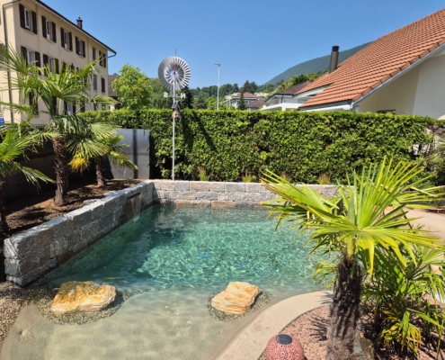 BIO.design Pool Strandpool mit Wellnesscharakter