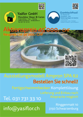 Ampron Fertigschwimmbecken Schwarzenburg