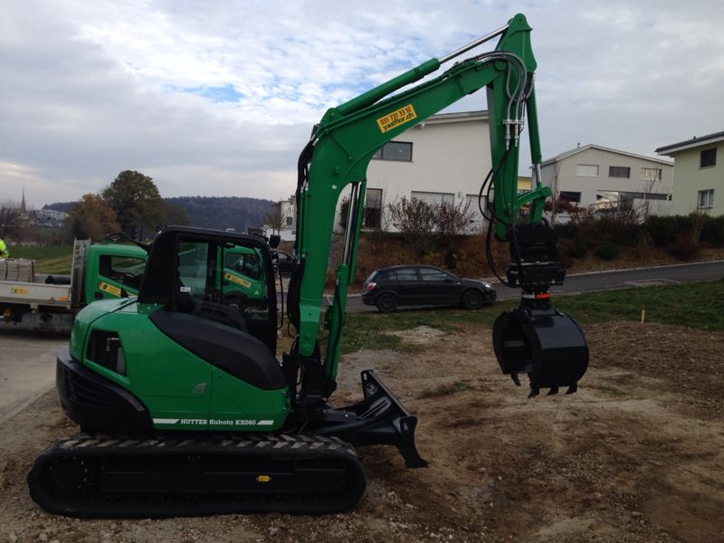 Neuer Bagger Kubota Hutter