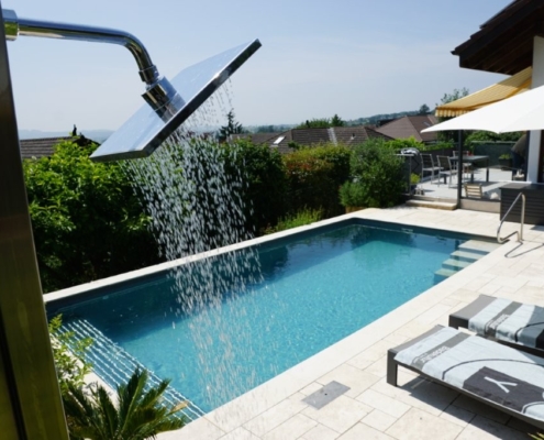 Schwimmbad Jens Aussendusche Schwimmbad Jens mit Aussen Dusche