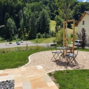 Sitzplatz Naturstein